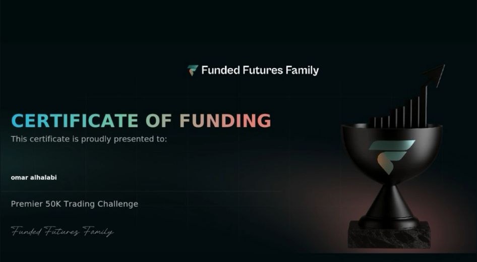 Funded Futures Family — Certificate of Funding